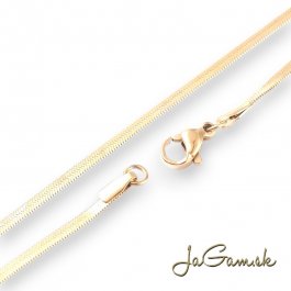 Retiazka 2mm - 45 cm CHIRURGICKÁ OCEĽ, zlatá, 1ks (ch1651g)